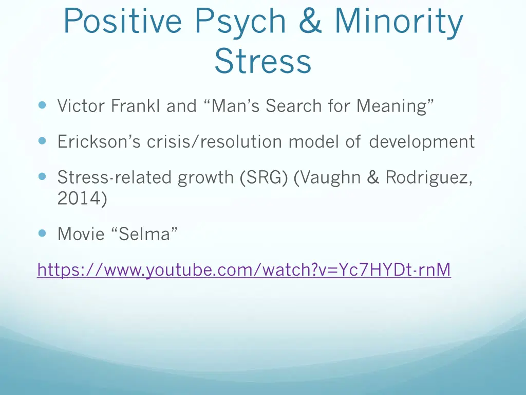 positive psych minority stress