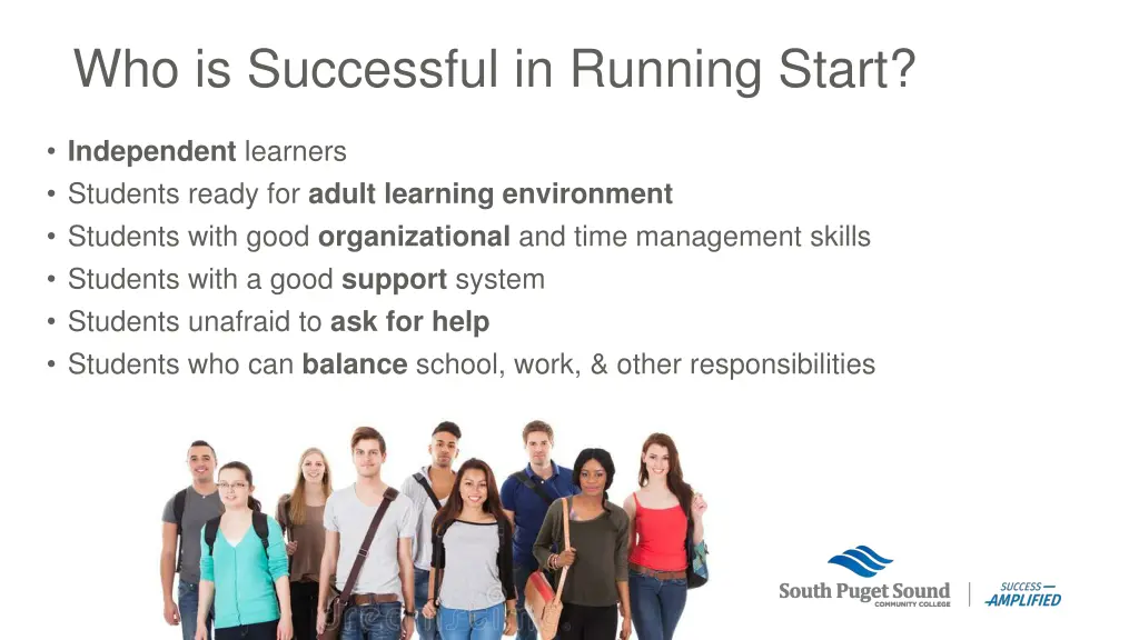 who is successful in running start