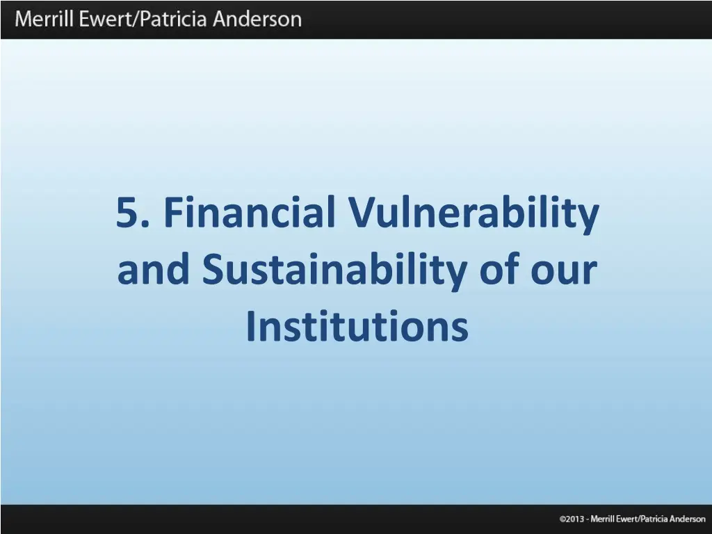 5 financial vulnerability and sustainability