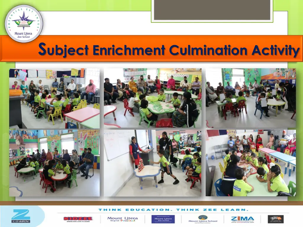 s ubject enrichment culmination activity