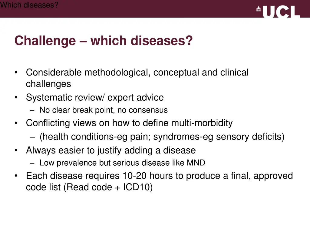 which diseases