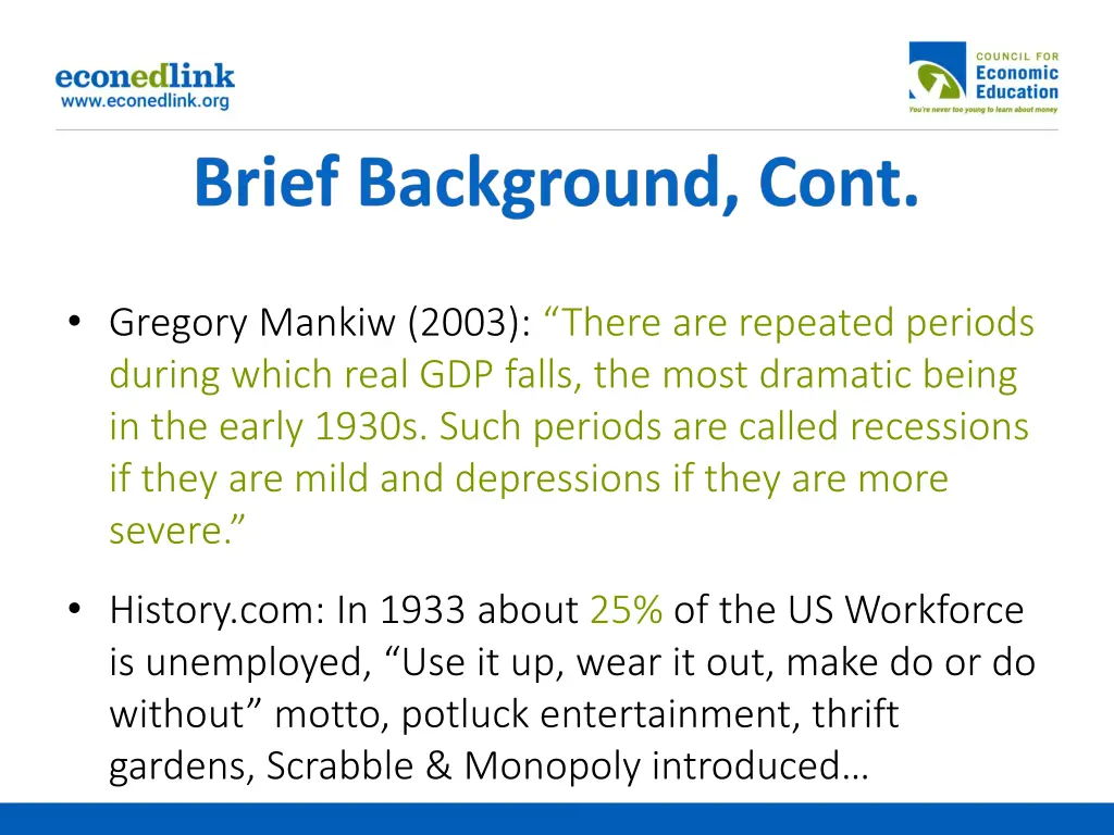 gregory mankiw 2003 there are repeated periods