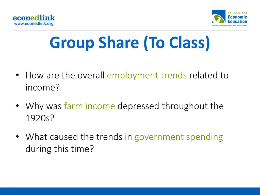 how are the overall employment trends related