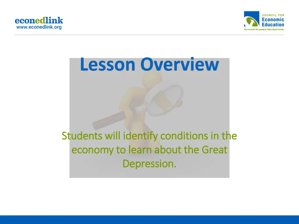 students will identify conditions in the students