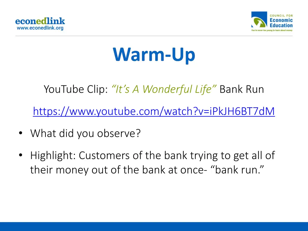 youtube clip it s a wonderful life bank run