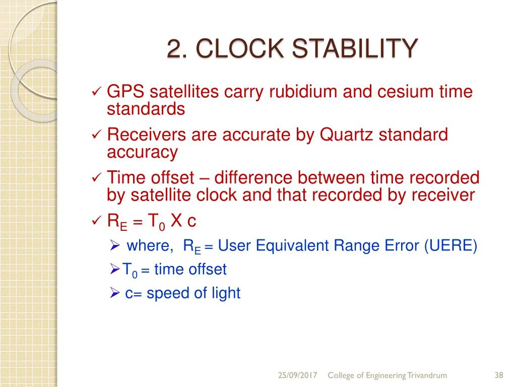 2 clock stability