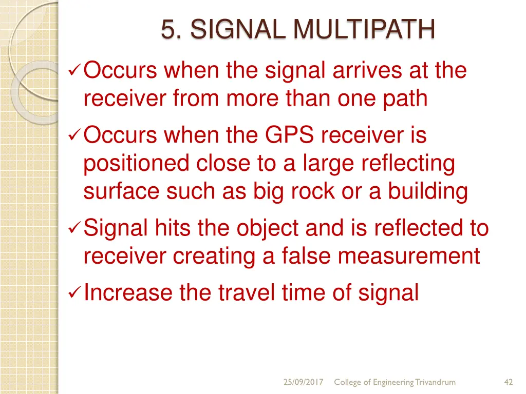 5 signal multipath