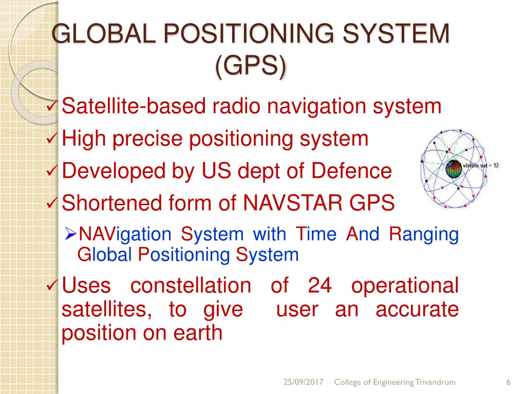 global positioning system gps 1