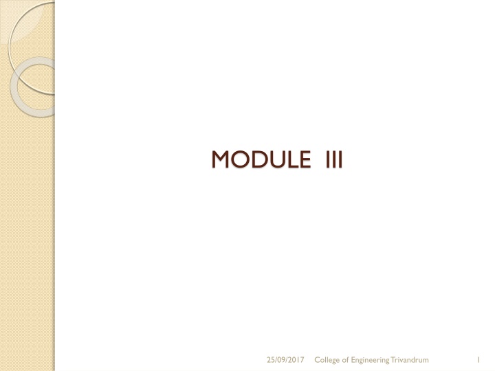 module iii