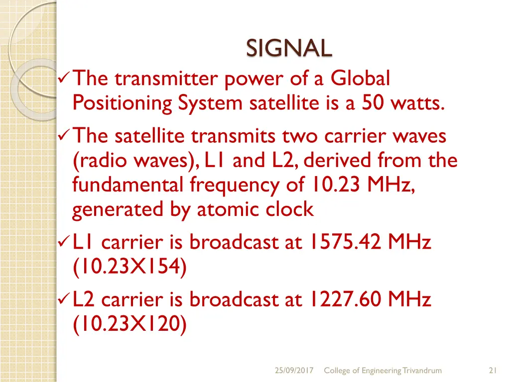 signal