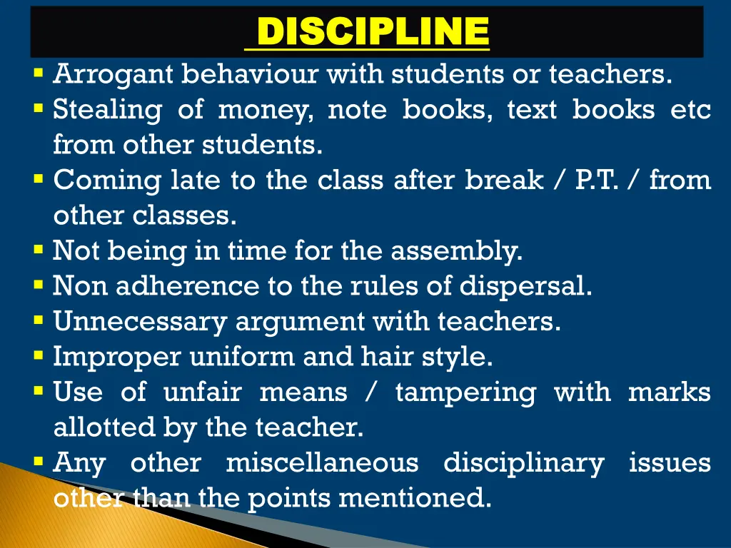 discipline discipline 1