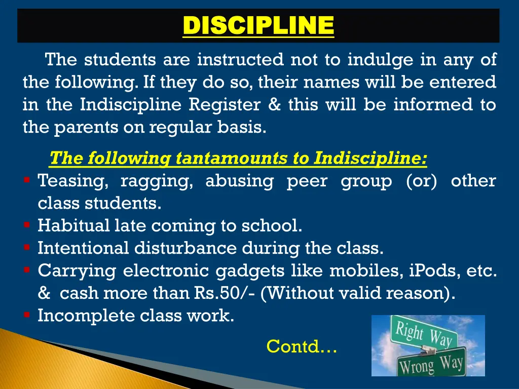 discipline discipline