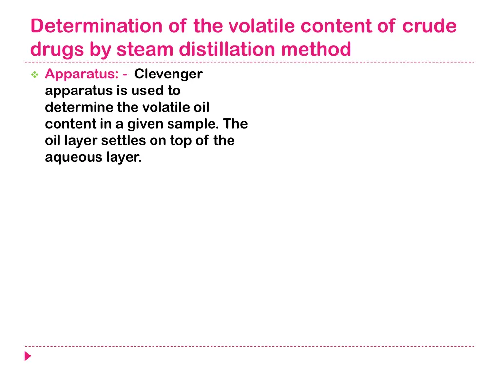 determination of the volatile content of crude