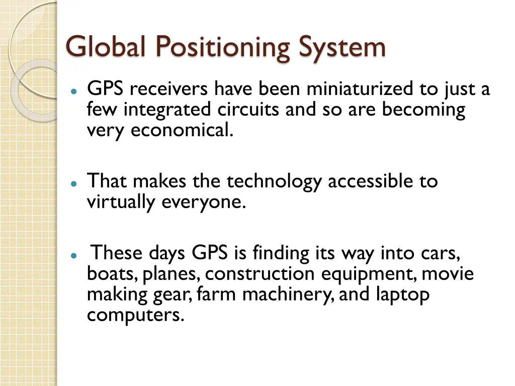 global positioning system 2