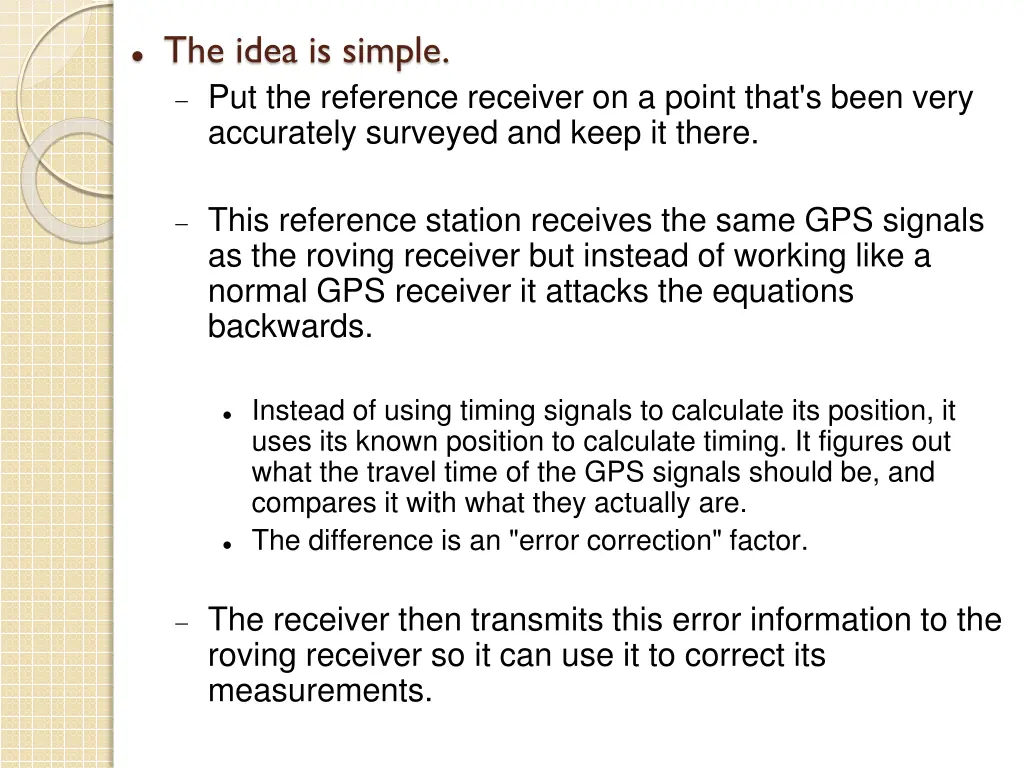 the idea is simple put the reference receiver