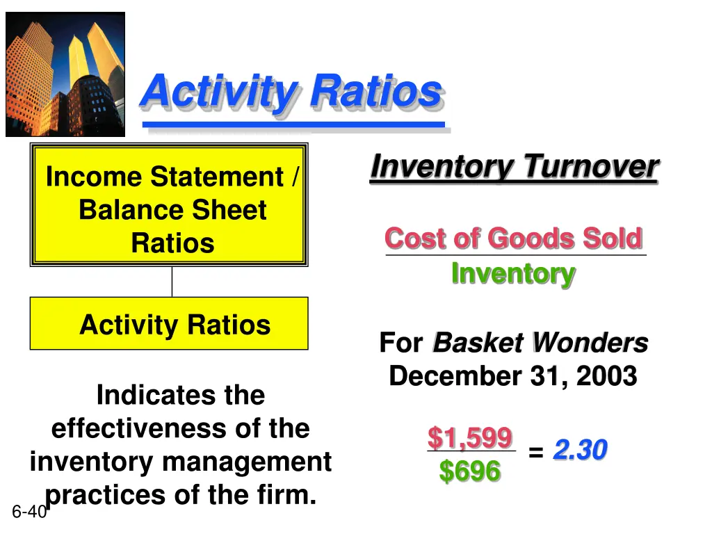 activity ratios 4