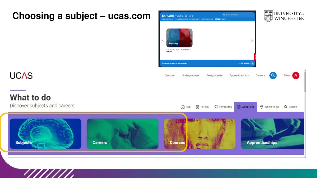 choosing a subject ucas com