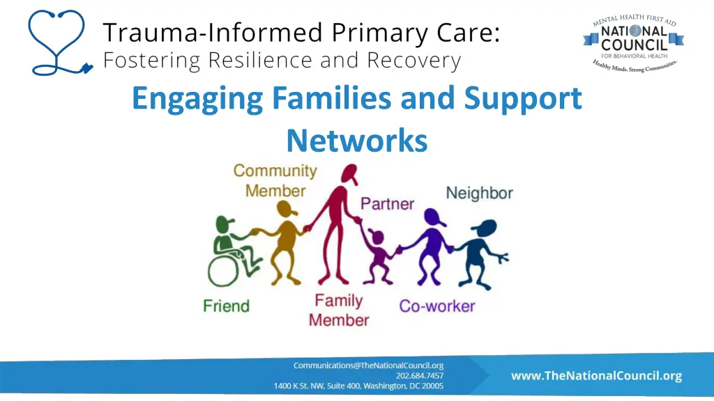 engaging families and support networks