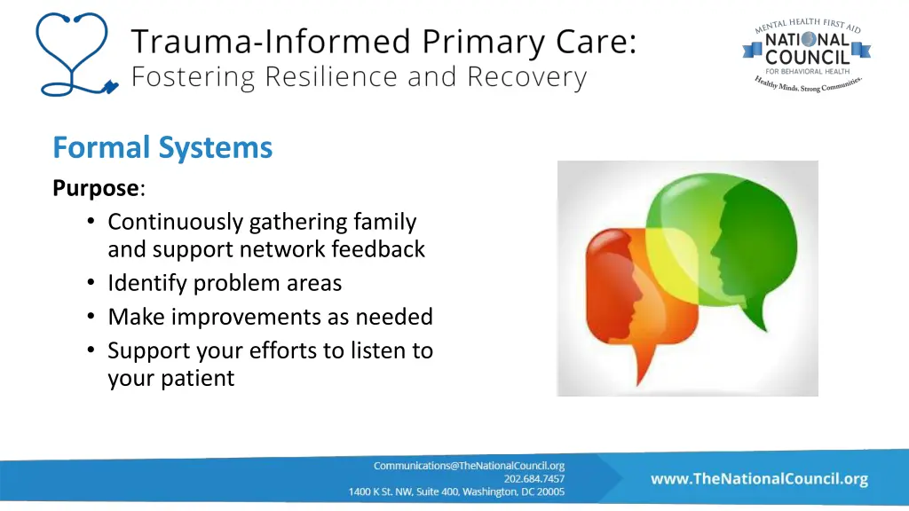 formal systems purpose continuously gathering