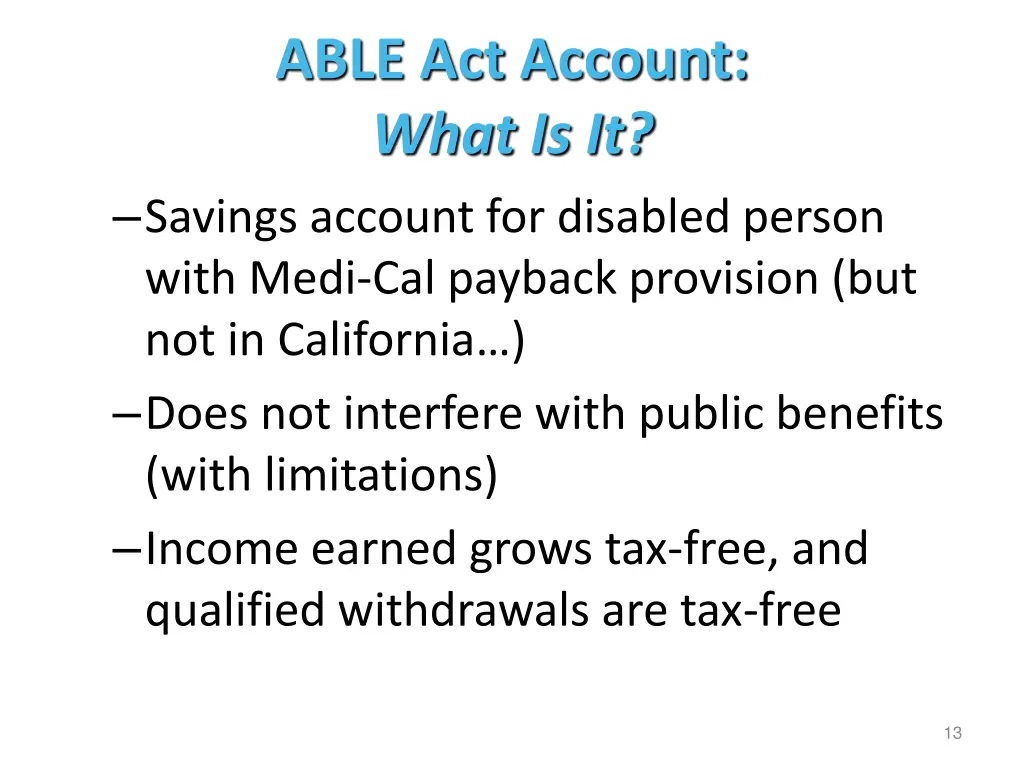 able act account what is it savings account