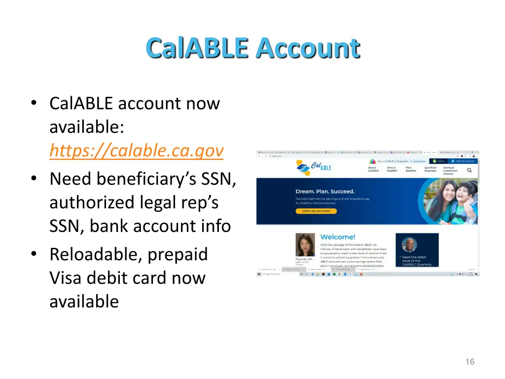 calable account