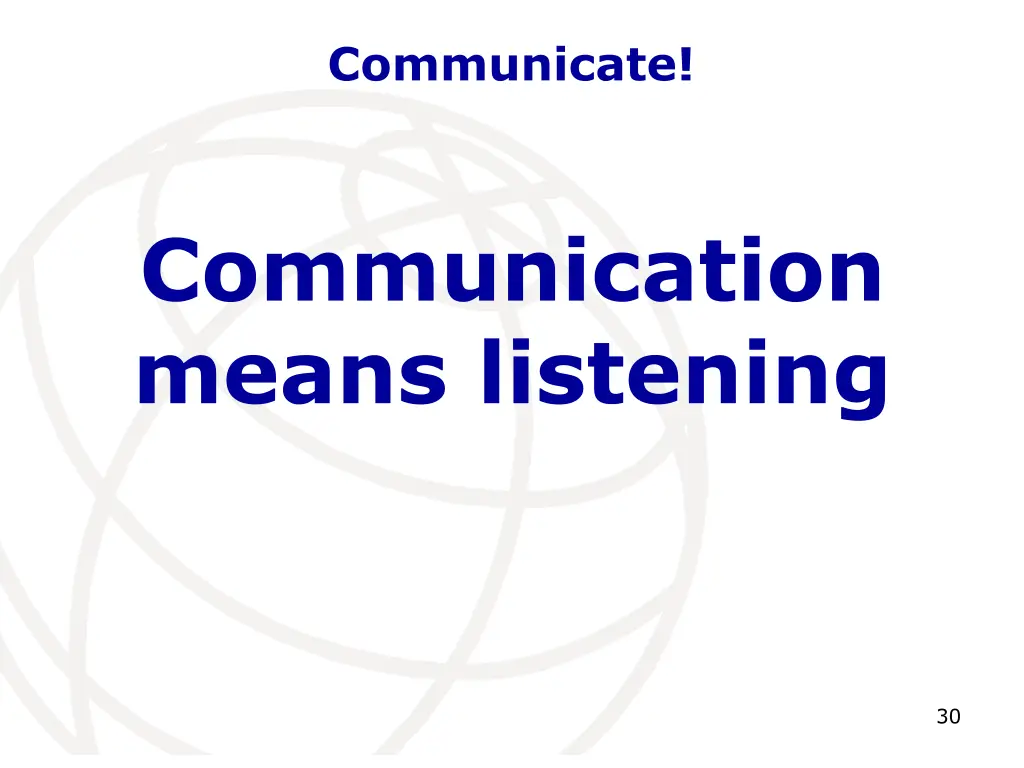 communicate