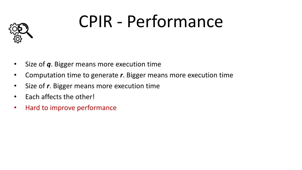 cpir performance