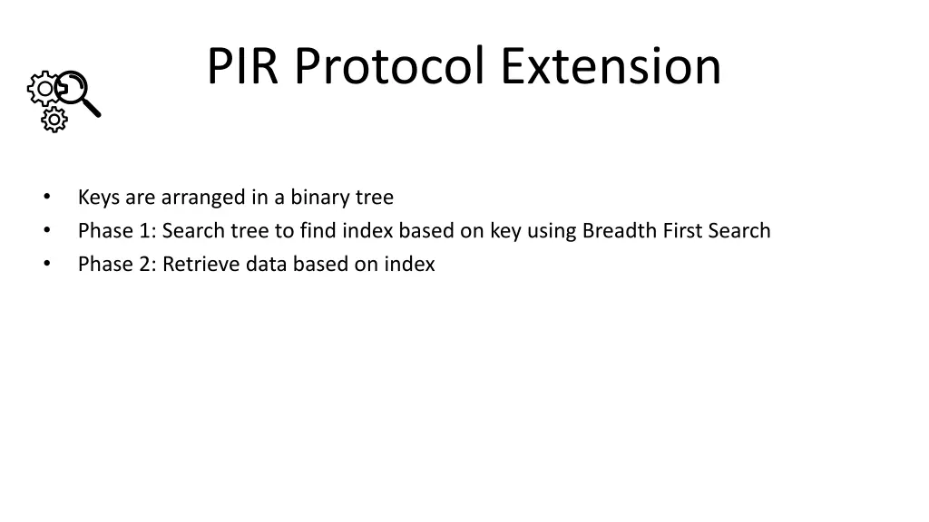 pir protocol extension