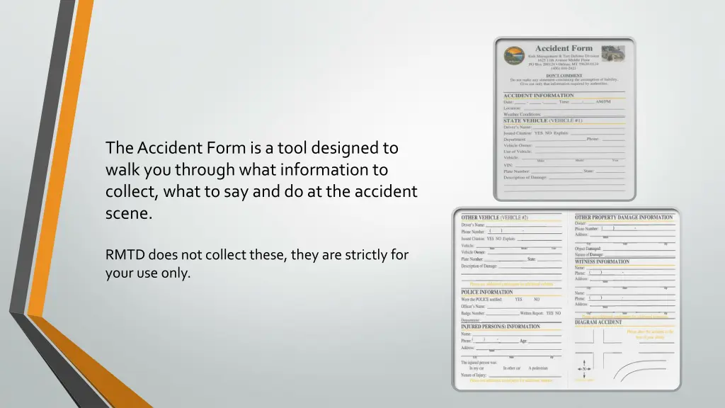 the accident form is a tool designed to walk