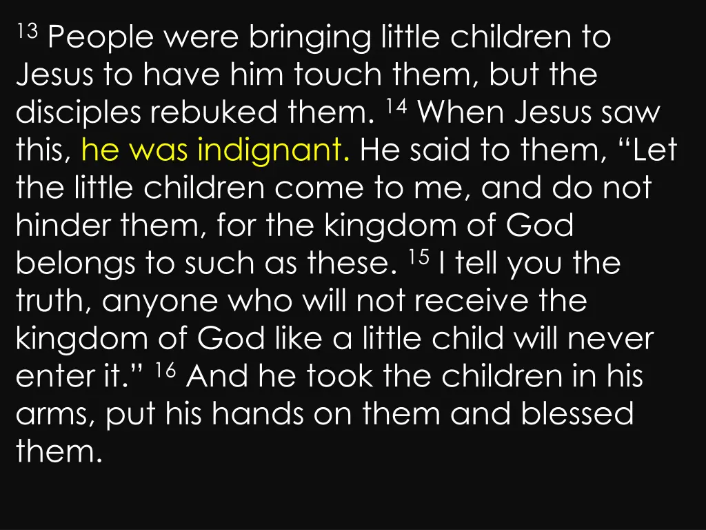 13 people were bringing little children to jesus 2