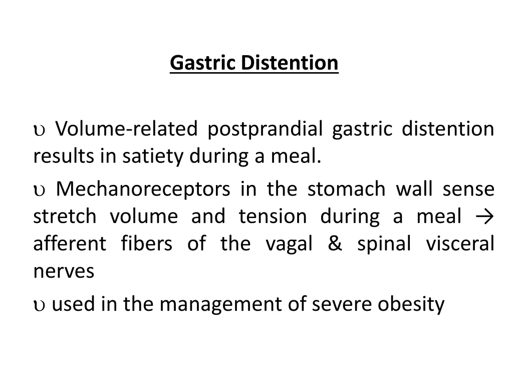 gastric distention