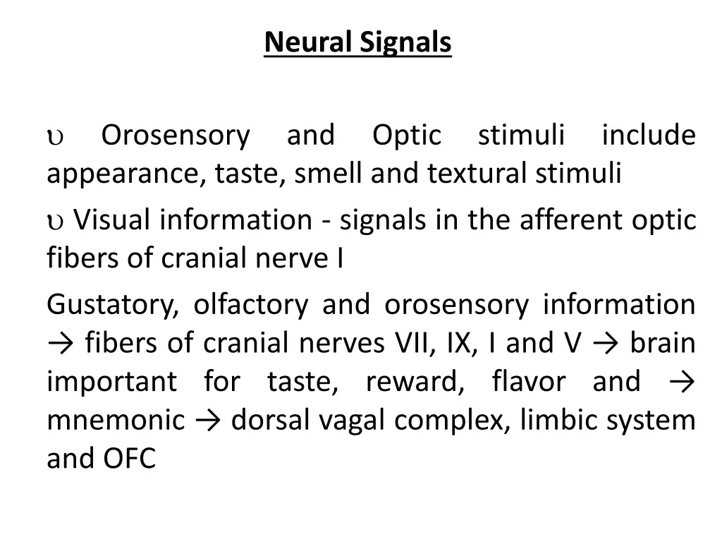 neural signals