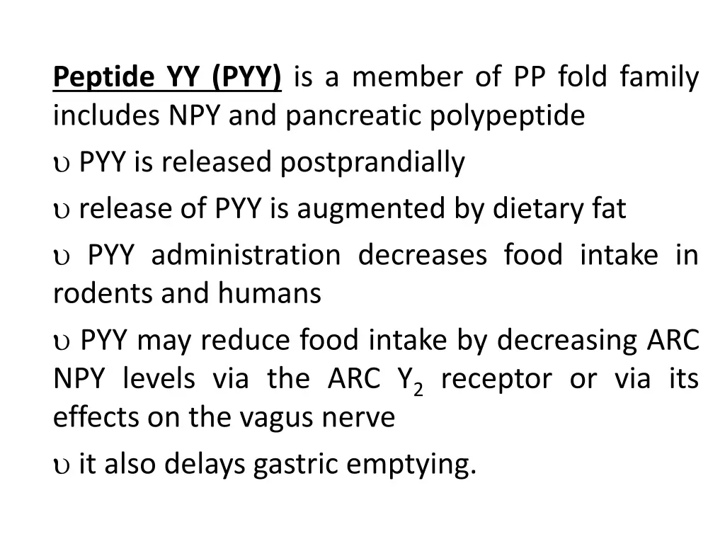 peptide yy pyy is a member of pp fold family