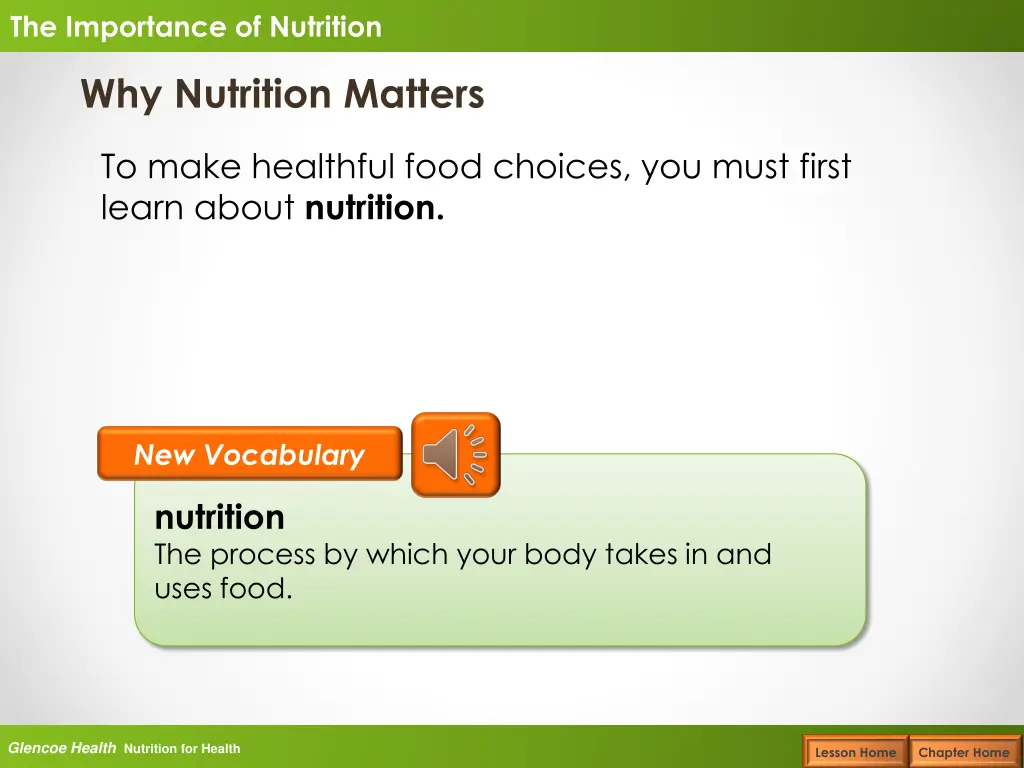 the importance of nutrition 2