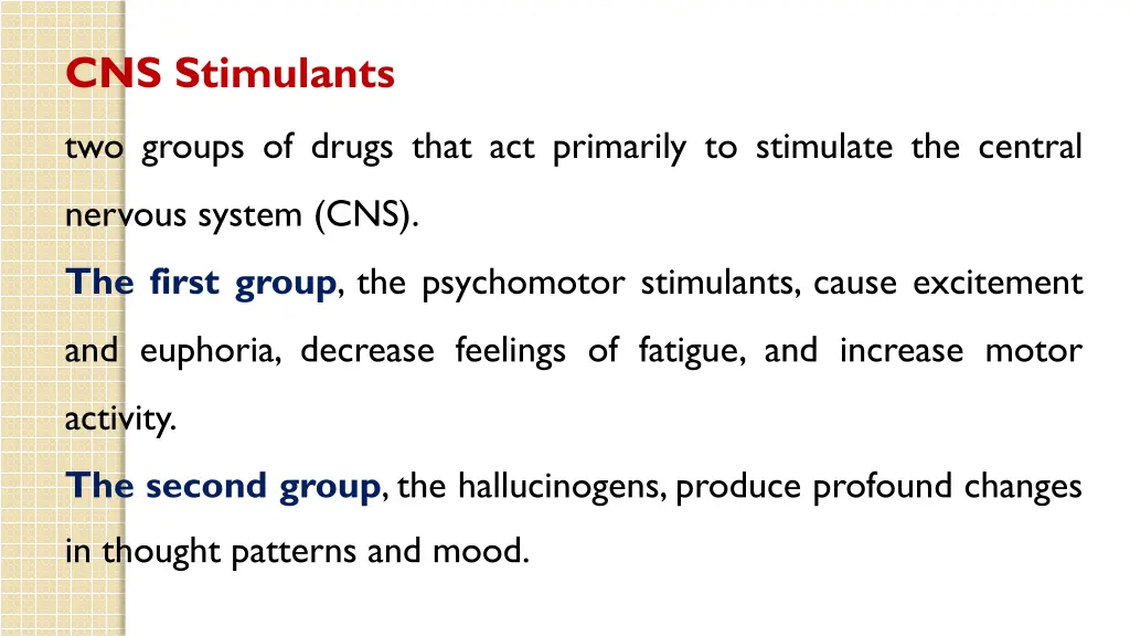 cns stimulants 1