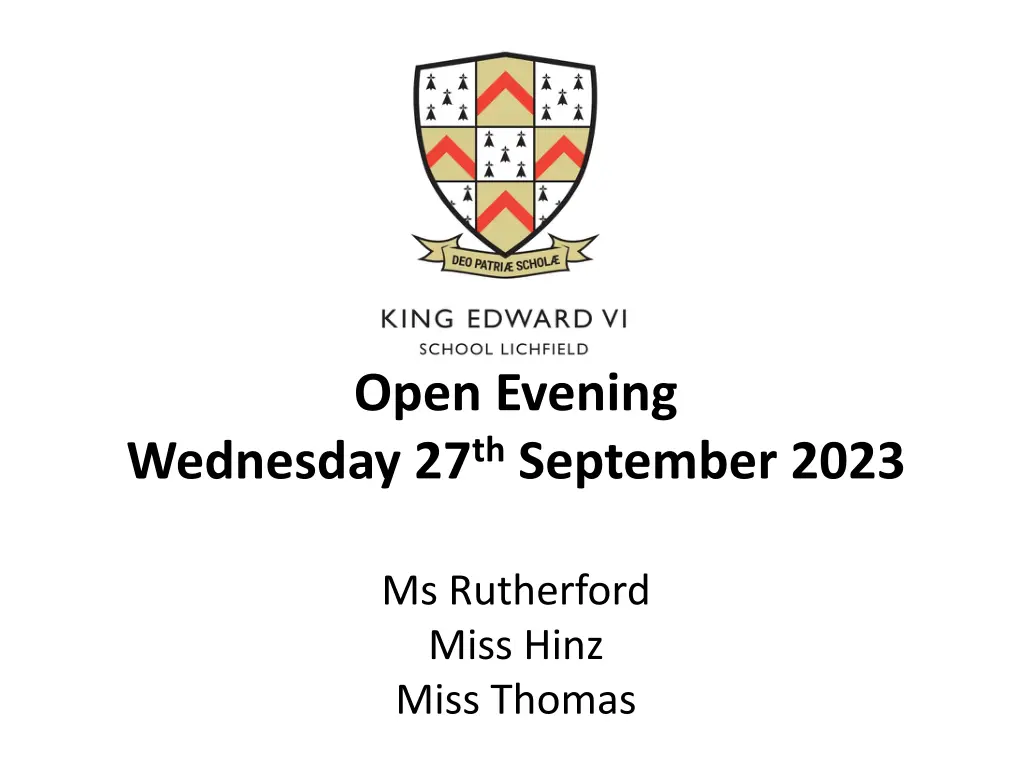 open evening