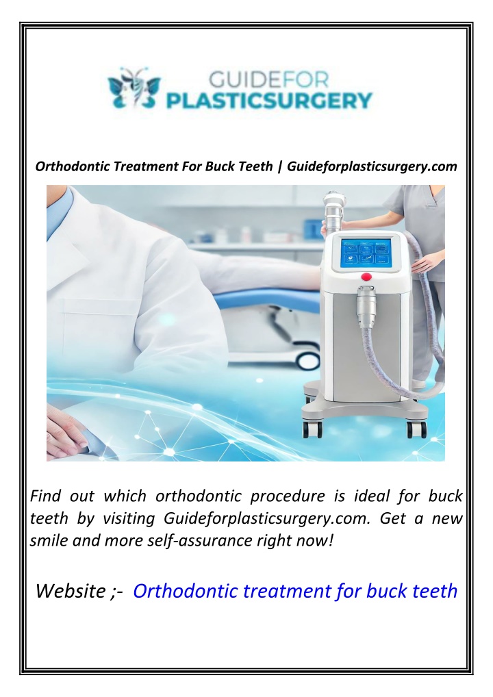 orthodontic treatment for buck teeth