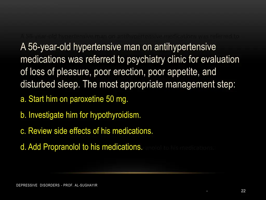 a 56 year old hypertensive