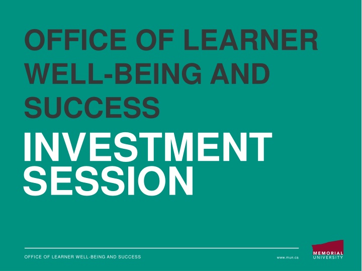 office of learner well being and success