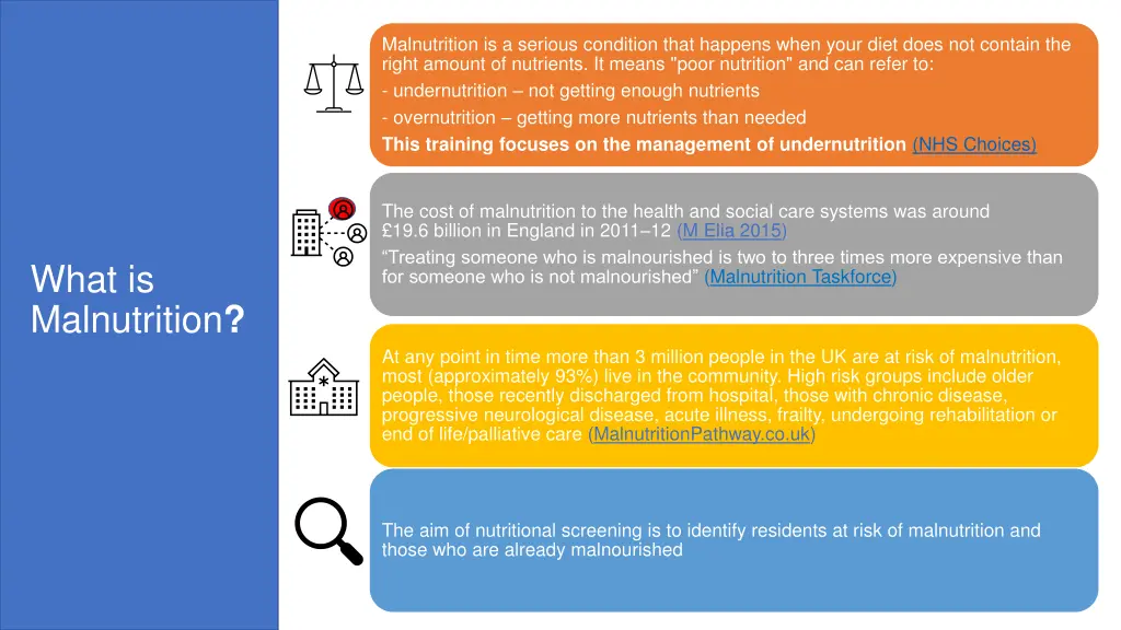 malnutrition is a serious condition that happens