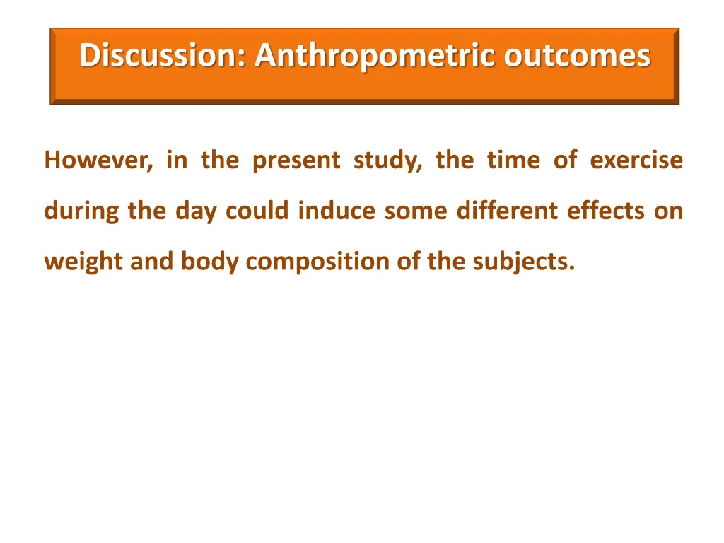 discussion anthropometric outcomes 1