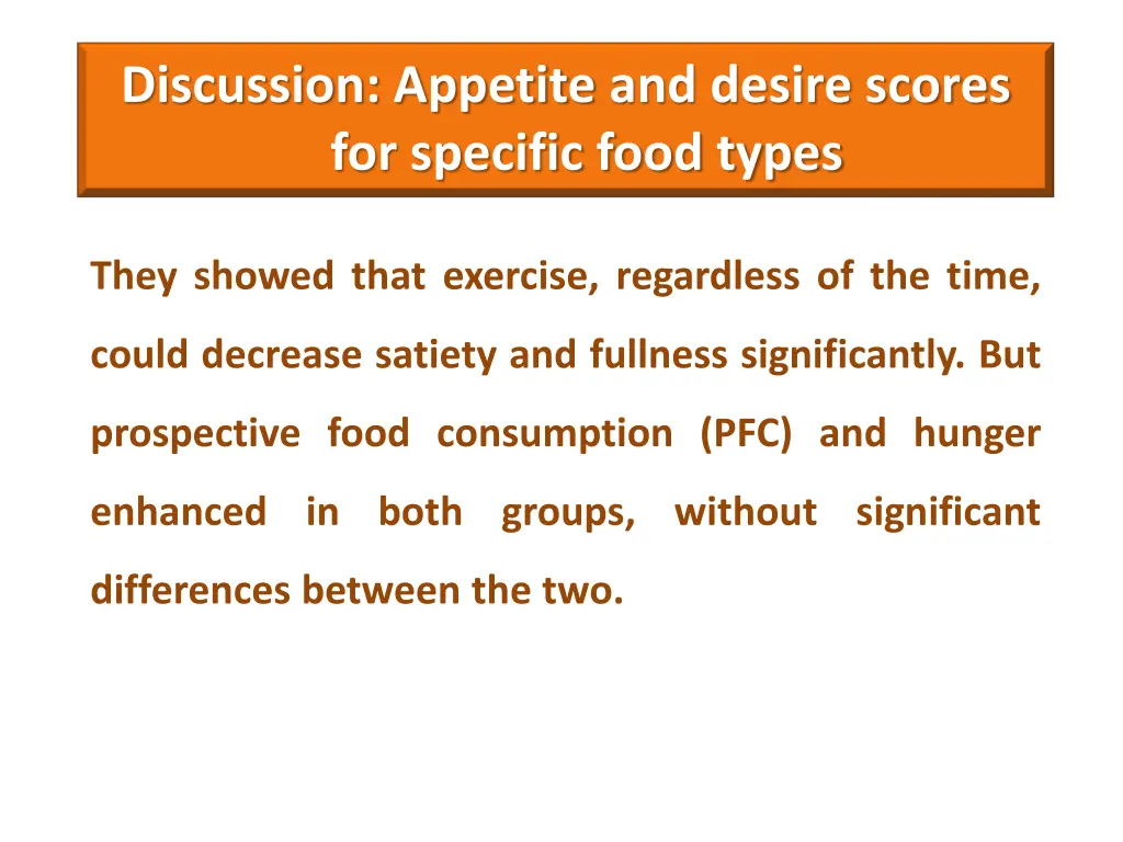 discussion appetite and desire scores 1