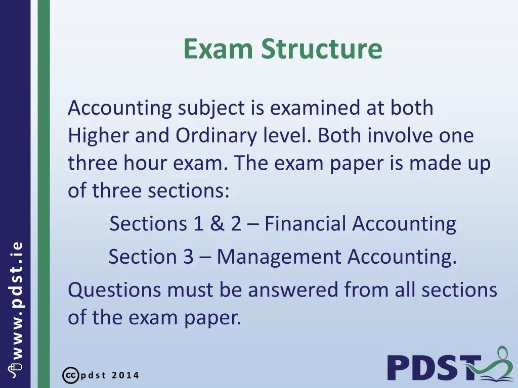 exam structure