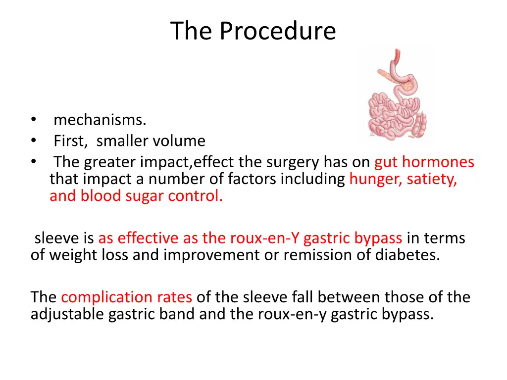 the procedure