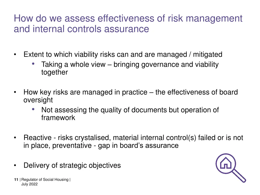 how do we assess effectiveness of risk management