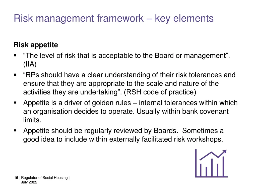 risk management framework key elements