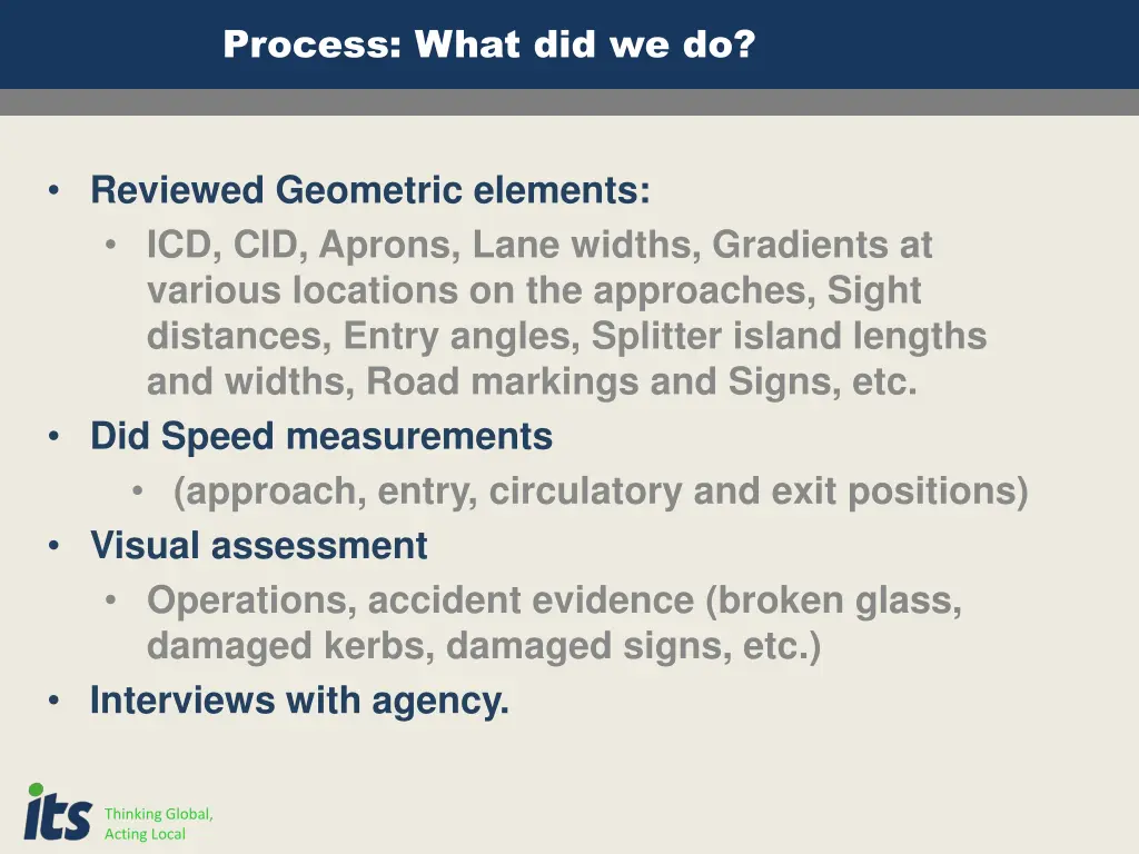 process what did we do