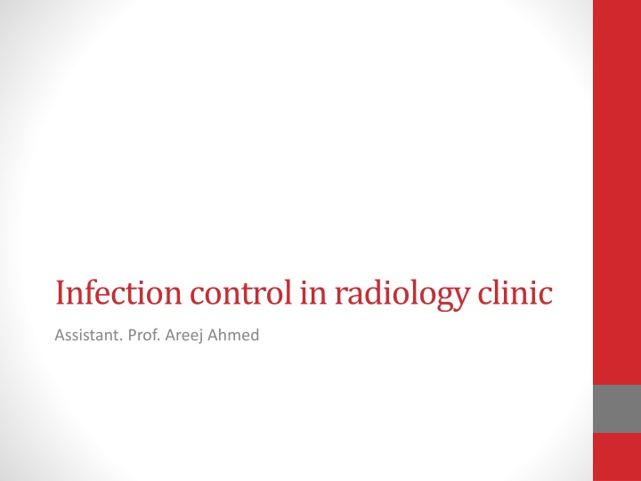 infection control in radiology clinic