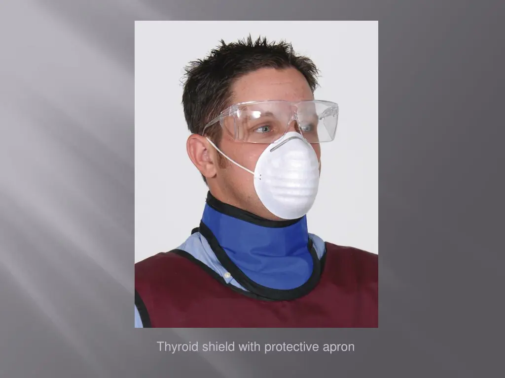 thyroid shield with protective apron