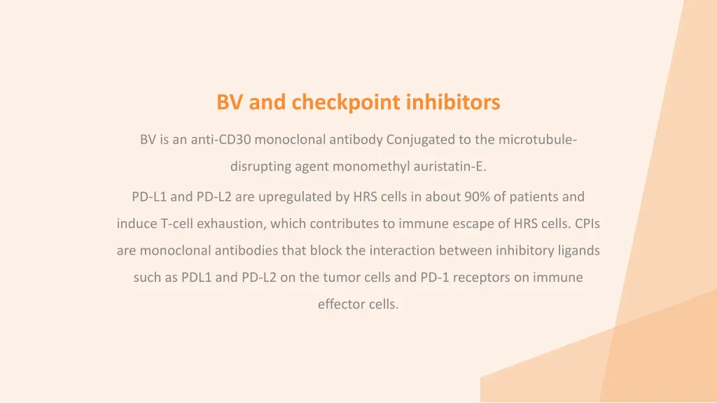 bv and checkpoint inhibitors